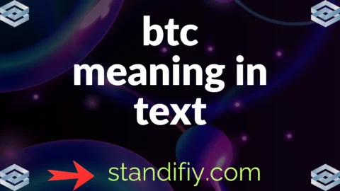 btc meaning in text