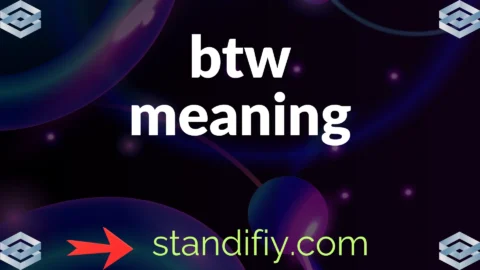 btw meaning