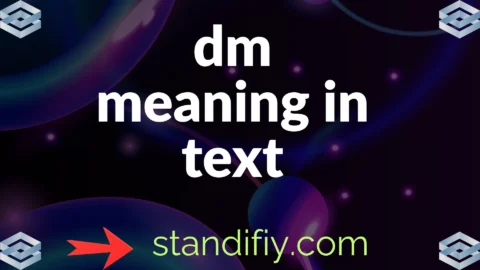 dm meaning in text