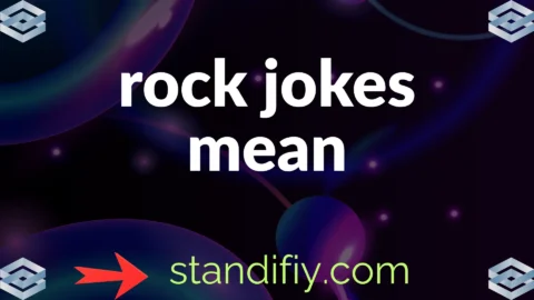 rock jokes mean