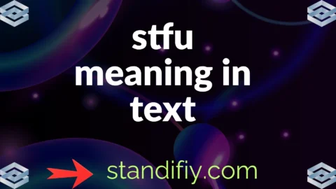 stfu meaning in text