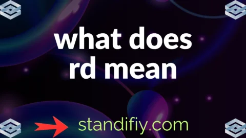 what does rd mean