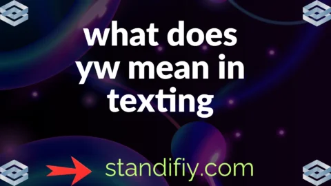 what does yw mean in texting