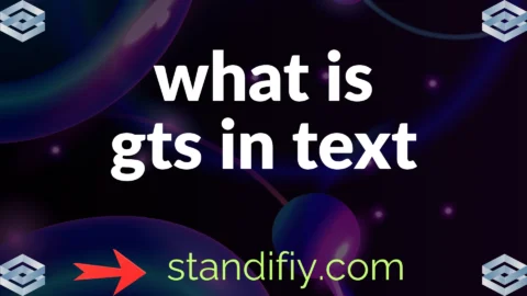 what is gts in text