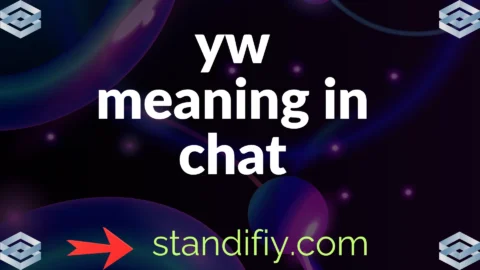 yw meaning in chat