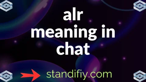 alr meaning in chat
