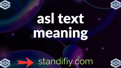 asl text meaning