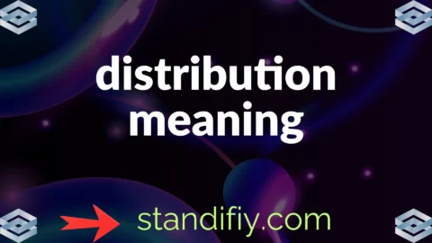 distribution meaning