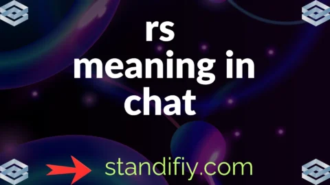 rs meaning in chat