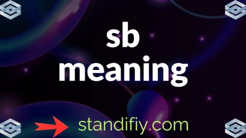 sb meaning