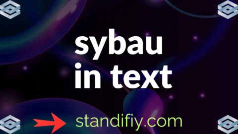 sybau in text