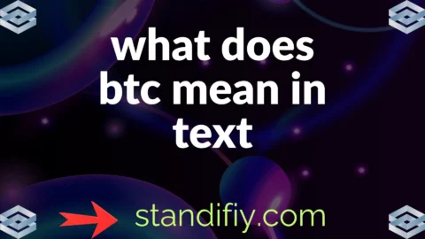 what does btc mean in text