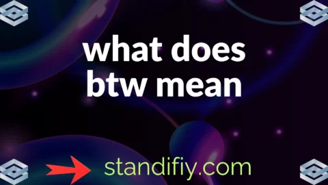 what does btw mean
