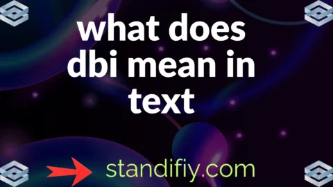 what does dbi mean in text