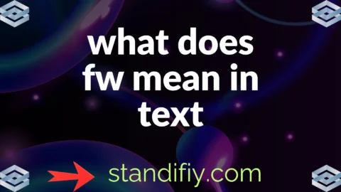 what does fw mean in text