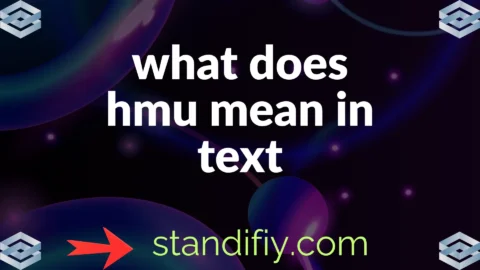 what does hmu mean in text