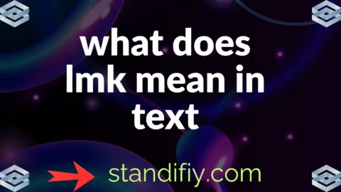what does lmk mean in text